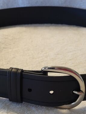 Galco Matrix Belt MB1 Black Leather Tactical Holster Silver Brass Buckle Sz 40
